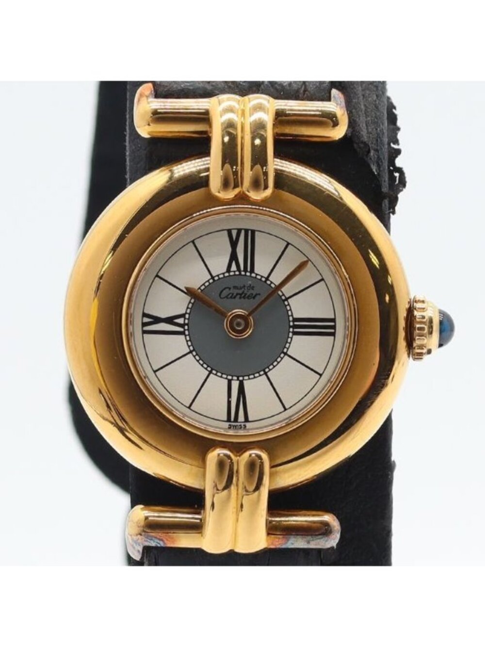 Cartier Must Colisee Gray White Dial Watch
